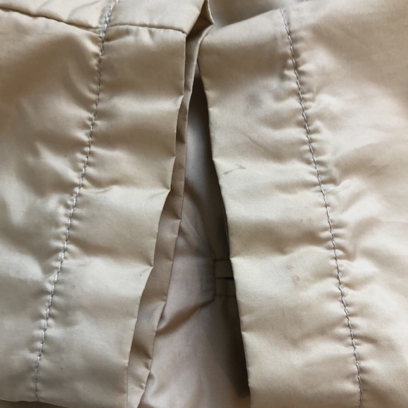 Postcard Bergdorf Goodman Tan Gold Belted Collared Lined Trench Coat Jacket 6 - Picture 15 of 16